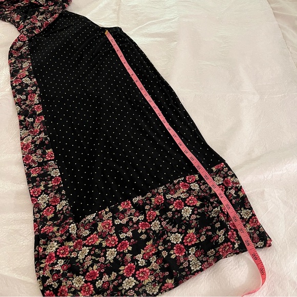 Farm Anthropologie Womens SZ Med Polka Dot Floral Palazzo Wide Leg Pants Resort - Picture 10 of 16